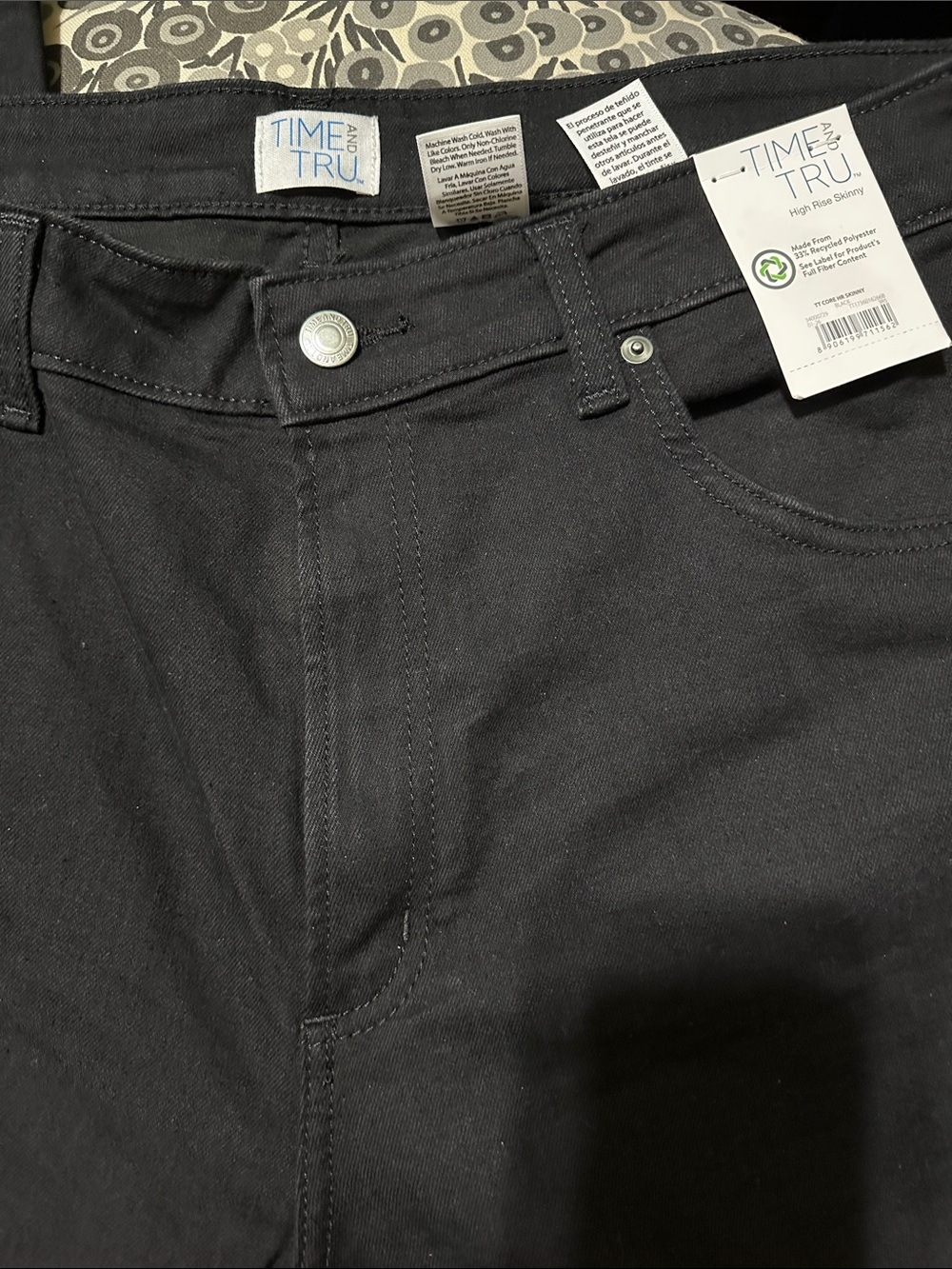 NWT Time & Tru Slim High Rise Skinny Jeans